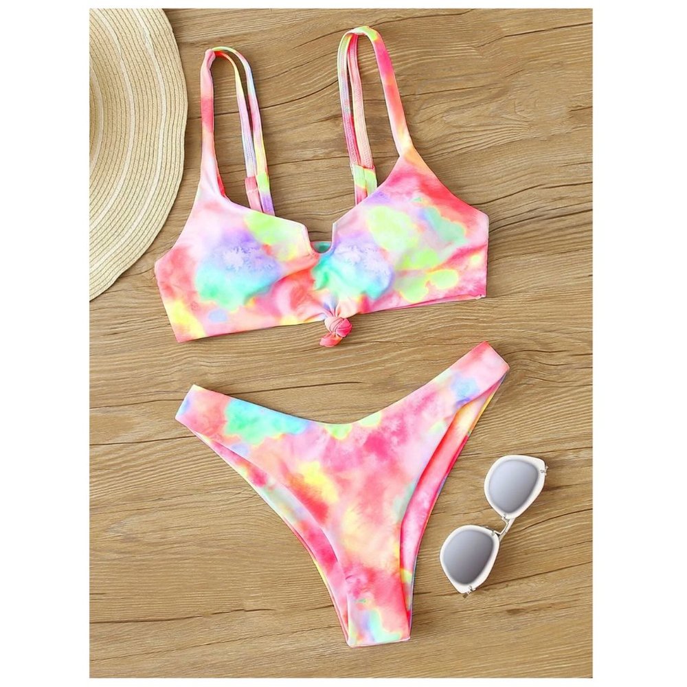 Vibrant Tie-Dye Bikini Set